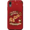 Festive Pom Dogs Custodia per iPhone XR Divertente paracadute natalizio con cane Pomerania
