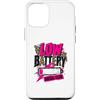 Social Energy Studio Custodia per iPhone 12/12 Pro Batteria scarica Social Club Divertente Introverso Energia Sociale Umorismo