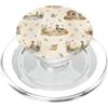 Cottagecore Farm Studio Anatre Famiglia Stagno Autunno Fattoria Animali Cottagecore Campagna PopSockets PopGrip per MagSafe