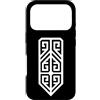 Kazakhstan Geometric Ornament Art Custodia per iPhone 17 Pro Motivo geometrico kazako a forma di scudo ornamentale