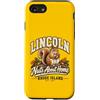 Lincoln RI Squirrel Co. Custodia per iPhone SE (2020) / 7/8 Lincoln Rhode Islands Squirrel Est 1871 Città natale