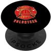 Volunteer Firemen Heritage Crew Volontario Vigile del Fuoco Maltese Cross Helmet Axes On Pocket PopSockets PopGrip Adesivo