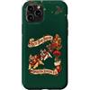 Festive Frenchie Dogs Custodia per iPhone 11 Pro Simpatico divertente Bulldog francese Frenchie Classico Natale