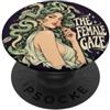 Medusa Lore Medusa The Female Gaze Mitologia greca femminista PopSockets PopGrip Adesivo