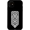 Kazakhstan Geometric Ornament Art Custodia per iPhone 11 Motivo geometrico kazako a forma di scudo ornamentale
