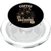 Caffeinomix Caffe Prima Decisioni Dopo Divertente PopSockets PopGrip per MagSafe