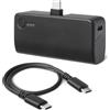 Amazon Basics Power Bank da 5000mAh, Max. 20W, Caricabatterie Portatile con Connettore USB-C Integrato, per Telefoni e Tablet