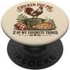 Chicken Pot Pie Apparel Divertente gallo per gli amanti del comfort food PopSockets PopGrip Adesivo