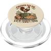 Chicken Pot Pie Apparel Divertente gallo per gli amanti del comfort food PopSockets PopGrip per MagSafe