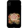 Needle Craft Designs Custodia per iPhone XS Max Stitch Club - Cerchio per ricamo floreale