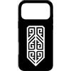 Kazakhstan Geometric Ornament Art Custodia per iPhone 17 Pro Max Motivo geometrico kazako a forma di scudo ornamentale