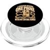 Old School Telephone Nostalgia Tee Shirt I Survived Sharing One Phone Retro 60s 70s 80s Infanzia PopSockets PopGrip per MagSafe