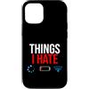 Gamer Gifts & Gaming Accessories & Nerd Custodia per iPhone 12/12 Pro Cose che odio batteria a basso segnale WiFi