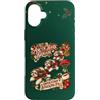Festive Shih Tzu Dogs Custodia per iPhone 16 Plus Simpatica slitta volante natalizia per cani Shih Tzu