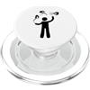 Mimiamb Line Giocoliere di fuoco giocoliere PopSockets PopGrip per MagSafe