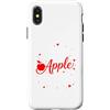 Apple of My Eye Clothing Co. Custodia per iPhone X/XS Fruit Apple Eye Love Romantic Lovely Gift Idea Apple of eye