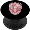 Tidewater Folk Co. Aragosta maculata pastello pallido PopSockets PopGrip Adesivo