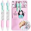 Nurse is Love Set di 2 Pz Penne Personalizzate per Infermiera + Portapenne | Penne Con Scritta Multicolore e Porta Penne Infermieri Da Tasca - Organizer Borsa Ideale per Regali | Infermiere Accessori