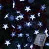 Fohil Catena Luminosa Solare, 12M 100 LED, Luci Stelle Albero di Natale, 8 Modalità, IP65 Impermeabile, Stringa Esterno/Interno, Decorazioni Ideale per Giardino Festa Nozze