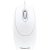Lustrens Mouse ottica cablata, adatta sia per destrorsi che per mancini, con risoluzione di 1000 dpi, colore bianco e grigio