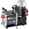 CREWORKS 370W Spelacavi Elettrica Pro con Doppio Albero per Cavi 1,5-30 mm | 7 Canali, 7 Lame 65Mn, 30m/min, Arresto Emergenza, Rullo Antiscivolo, Sguainacavi Spelafili Recupero e Riciclaggio Cavi