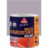 Boero Fai da Te, Smalto Ultraresistente Brillante, Smalto da Interno/Esterno ad Alta Protezione, Pronto all'Uso, Per Legno, Ferro, Vetroresina, Leghe Leggere, Latta da 0,5L, Colore Grigio Antico
