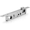 QWORK® Serratura a incasso 85x20mm in acciaio inox - Serratura sicura | Acciaio inox, per porte interne, cancelli da giardino e porte d'ingresso, chiusura a punto singolo, argento