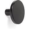 Gedotec pomolo per mobili antico | pomolo per mobili nero opaco | COMO | pomolo per porte in metallo rotondo | pomolo per cassetti Ø 26 mm | pomolo per cassettiere mobili e porte da cucina | 4 pezzi