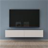 Mai & Mai Mobile TV 160x40,2x30cm, Antracite opaco+Bianco opaco | Mobile TV per Televisore, Armadietto per TV Basso Soft-close con Ante per Soggiorno, Camera da Letto Fernsehschrank02