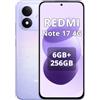 Xiaomi Redmi Note 17 4G,Smartphone,6+256 GB,IP65,Display AMOLED,Fotocamera 50 MP,120 Hz,Batteria 7700 mAh,45 W,Caricabatterie non incluso(Viola)
