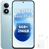 Xiaomi Redmi Note 17 4G,Smartphone,6+256 GB,IP65,Display AMOLED,Fotocamera 50 MP,120 Hz,Batteria 7700 mAh,Blu,Con caricatore da 67W