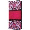 Mixroom - Custodia Cover Case a Libro per Samsung Galaxy A55 5G con Stand in Ecopelle Chiusura Magnetica Portafoglio Parte Interna in TPU Morbida Fantasia Fiori Fucsia I146