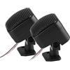 AOWINHIT Altoparlante Quadrato Piccolo per Auto 2 Pezzi Altoparlante Tweeter per Musica Ad Alto Volume Altoparlante in Plastica 500 W, Nero