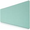 Sidorenko Tappetino per mouse da gaming XXL in verde menta - Grande mousepad 900x400 mm - base antiscivolo per scrivania per ufficio - tappetino da scrivania con bordi senza frange - preciso e
