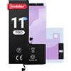 MOBILEX® Batteria per iPhone 11 Pro | 3300mAh | Interna Ricambio con Adesivo | Chip TI | Alta Capacità