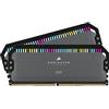CORSAIR DOMINATOR PLATINUM RGB DDR5 RAM 32GB (2x16GB) Fino a 5600MHz CL36 AMD EXPO Compatibile iCUE Memoria per Computer - Grigio (CMT32GX5M2B5600Z36)