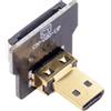 NGFF 1 connettore Micro HDMI tipo D maschio angolato a 90 gradi, piatto, FPC, compatibile con 1080p, telecamera FPV HDTV, multicottero, fotografia aerea.