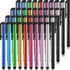 Outus 40 Pezzi Penne Stilo Sottile Penne Stilo Capacitive per Dispositivi Touchscreen Universali, Compatibile con iPhone, iPad, Tablet (10 Colori)
