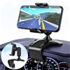 KATREU Supporto Telefono Auto,360 Gradi di Rotazione Porta Cellulare Auto,Universale Porta Telefono Auto con Clip a Molla,Compatibile con iPhone Samsung Huawei Xiaomi LG GPS Dispositivi