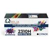 Qrelia Office 2 Toner compatibile con Pantum TL-A2310H Nero | Kit 2 toner per BM2300 BM2300W BP2300 BP2300NW. Stampa nitida e continuativa per uffici e studi con volumi quotidiani alti.