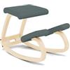 Varier Variable Sedia Ergonomica Posturale a Dondolo, Sgabello da Ufficio | Sedia ergonomica posturale senza schienale con movimento a dondolo per una seduta attiva; seduta imbottita, fino a 110 kg