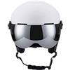 Genérico Casco da snowboard con occhiali antiurto | Casco da snowboard invernale antivento, per donne, giovani, adulti, sci, snowboard, discesa, resort, moto