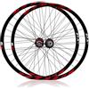 HWEVDHJ Set Di Ruote Per Mountain Bike 26/27,5/29 Mozzi Freni A Disco QR 100/135mm | Ruote Anteriori E Posteriori, Cerchio In Lega Di Alluminio, Per Cassetta 8 9 10 11 Velocità