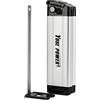 Season Silver Fish 36V 10Ah Ebike Batteria agli Ioni di Litio con Caricabatteria per Bici Elettrica prophete
