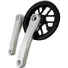 FACULX Guarnitura 152mm 48T Leggera Bike Guarnitura 152mm 48T Leggera | Lega alluminio leggera, 52 denti, forgiatura a per freddo, per bici pieghevoli, montaggio rapido