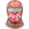Generic Divertente maschera realistica stampata 3D di un vecchio uomo con copertura per il collo, accessorio originale per sci, snowboard, feste e altre attività divertenti