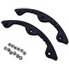 FACULX Striscia Curva Sci 21.5cm Usura Striscia Curva Sci 21.5cm Usura | Misura 30.5cm, striscia curva, per facile fissaggio, colore nero, ideale per sci e skateboard