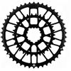 QuivyLivy Corona per bici da strada, 46 denti, 3 bulloni, per guarnitura GXP | Alluminio leggero, montaggio diretto a 3 bulloni, 46 denti, specifico per bici da strada, per una costruzione durevole