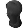 FRCOLOR Cappuccio Subacqueo Nero in Nylon per Testa e Collo, 5 MM | Snorkeling e Sport Acquatici, Protezione Rapida, Adatto a Condizioni Ventose e Uso