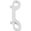 Shophubio Clip da immersione a doppia estremità, 90 mm, in acciaio inox | Acciaio 316 di grado marino, funzionamento con una sola mano, adatto per BCD e cinture, lunghezza 90 mm